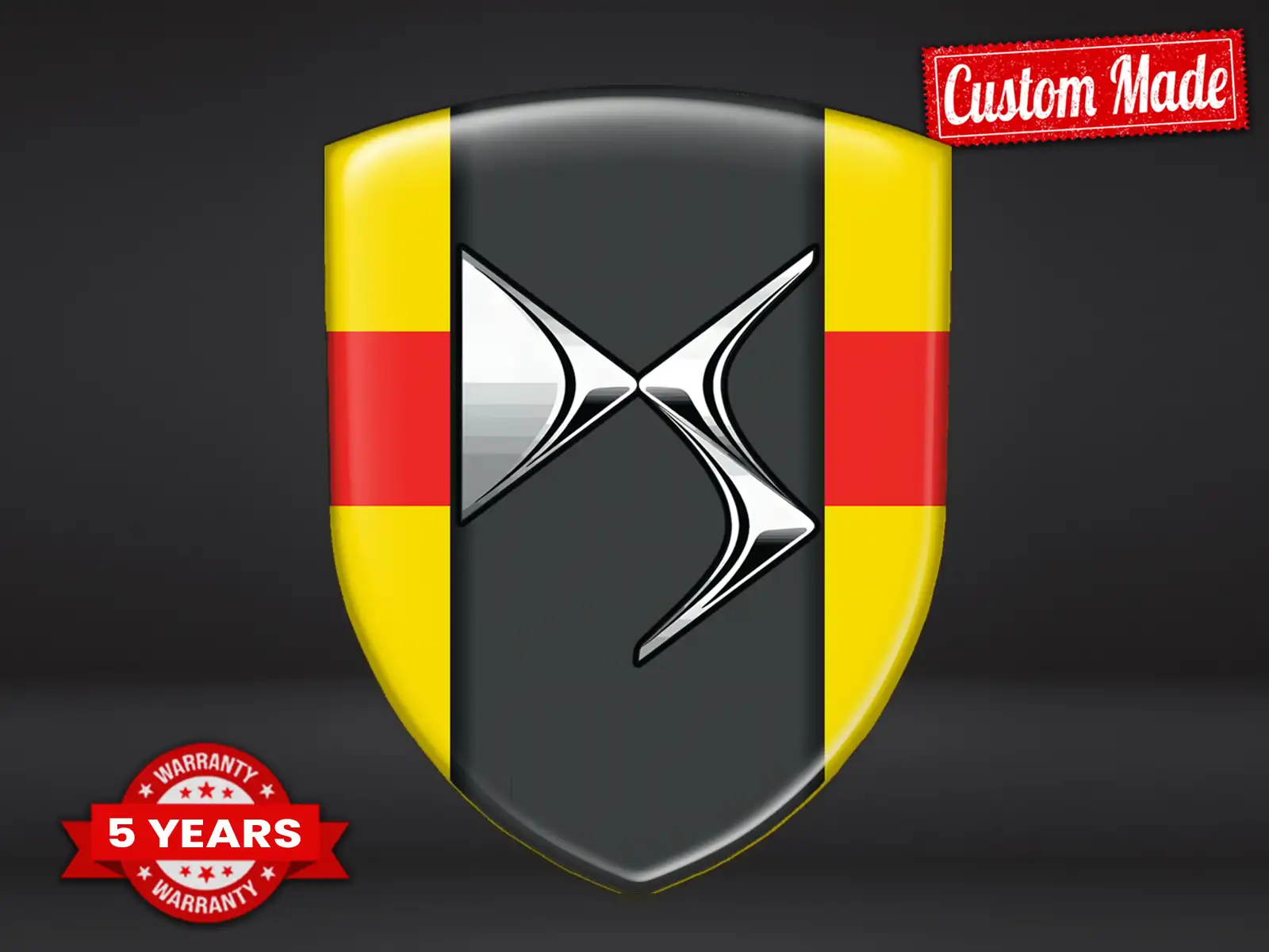 Citroen Pegatina Relieve Auto Estilo Profesional Resistente